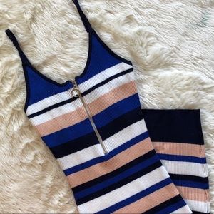 Striped Spaghetti strap dress